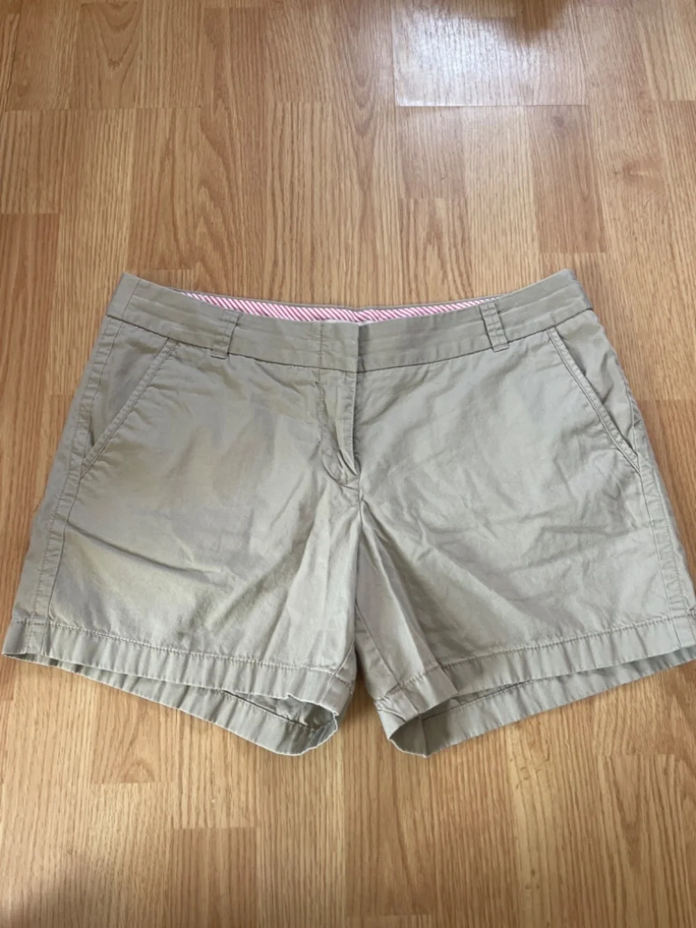 J. Crew 100% Cotton Chino Broken-In Bundle of 3 Navy Blue Khaki 5” Inseam Shorts